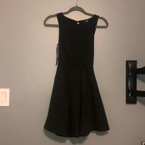 women’s open back dress